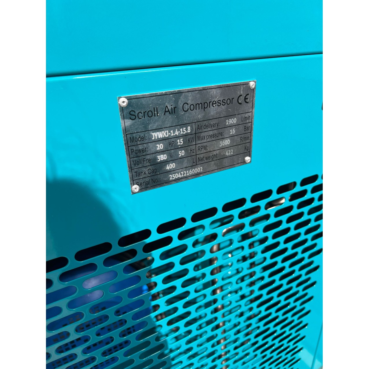 Screw air compressor GTM 20HP