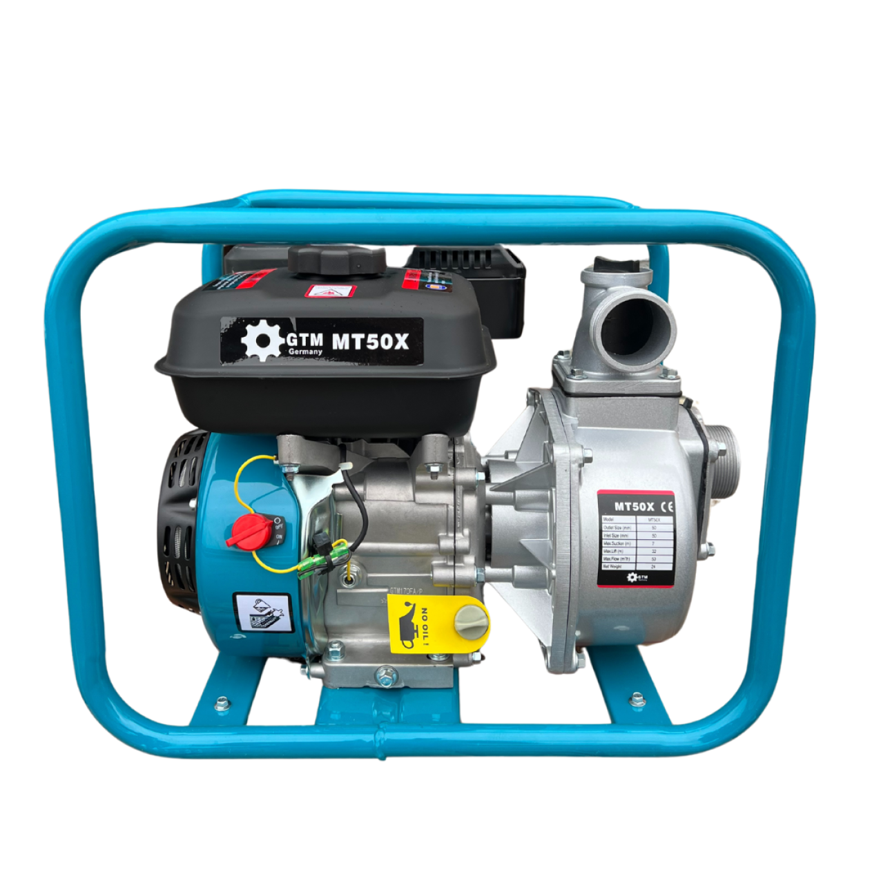 Petrol water pump 7.5 HP GTM MT50X 50m3/h