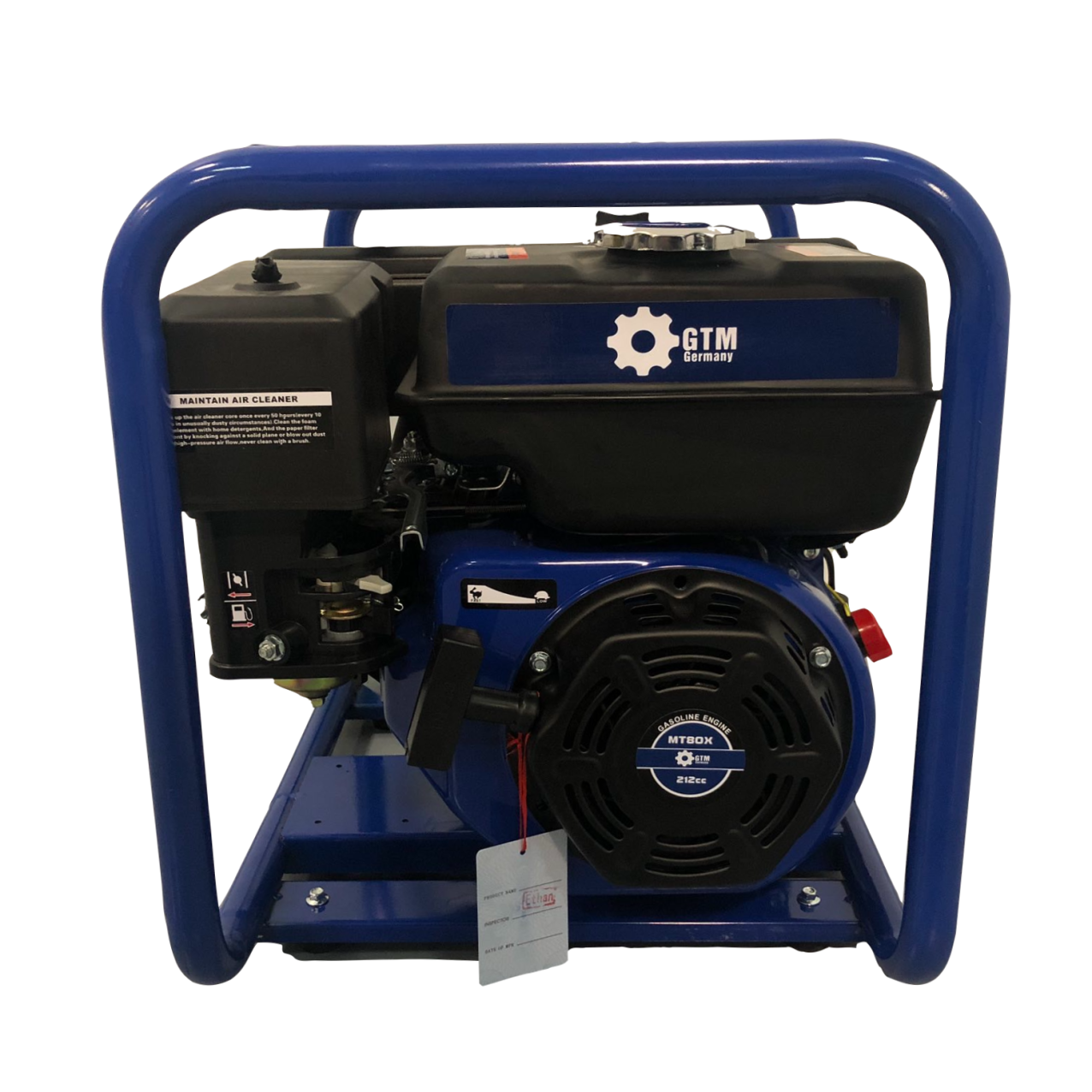 Petrol water pump 10 HP GTM MT80X 65m3/h