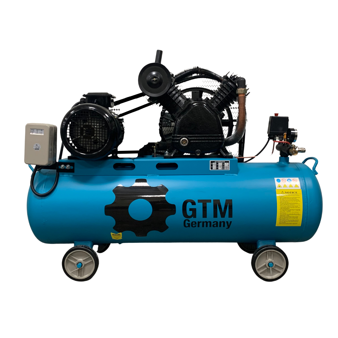 GTM air compressor 2cil / 120L 4KW 800l / min