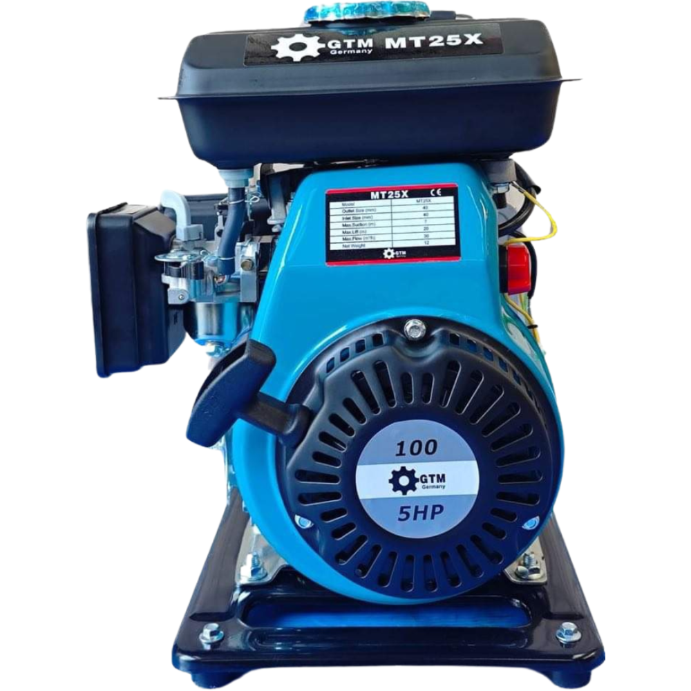 Petrol water pump 5HP GTM MT25X