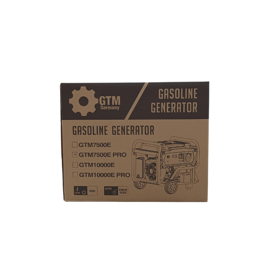 GTM GG7500E PRO Gasoline generator 7.5 KW single-phase/three-phase