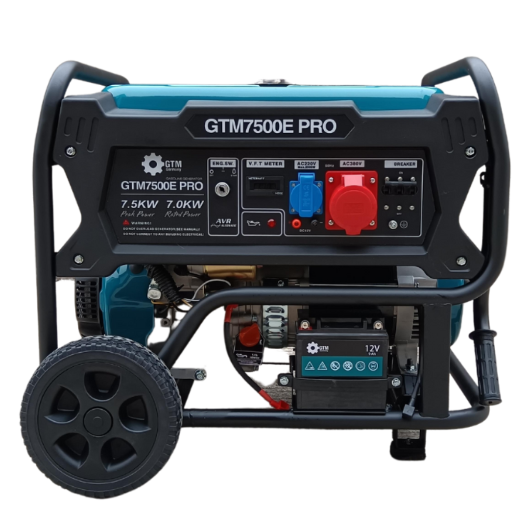 GTM GG7500E PRO Gasoline generator 7.5 KW single-phase/three-phase